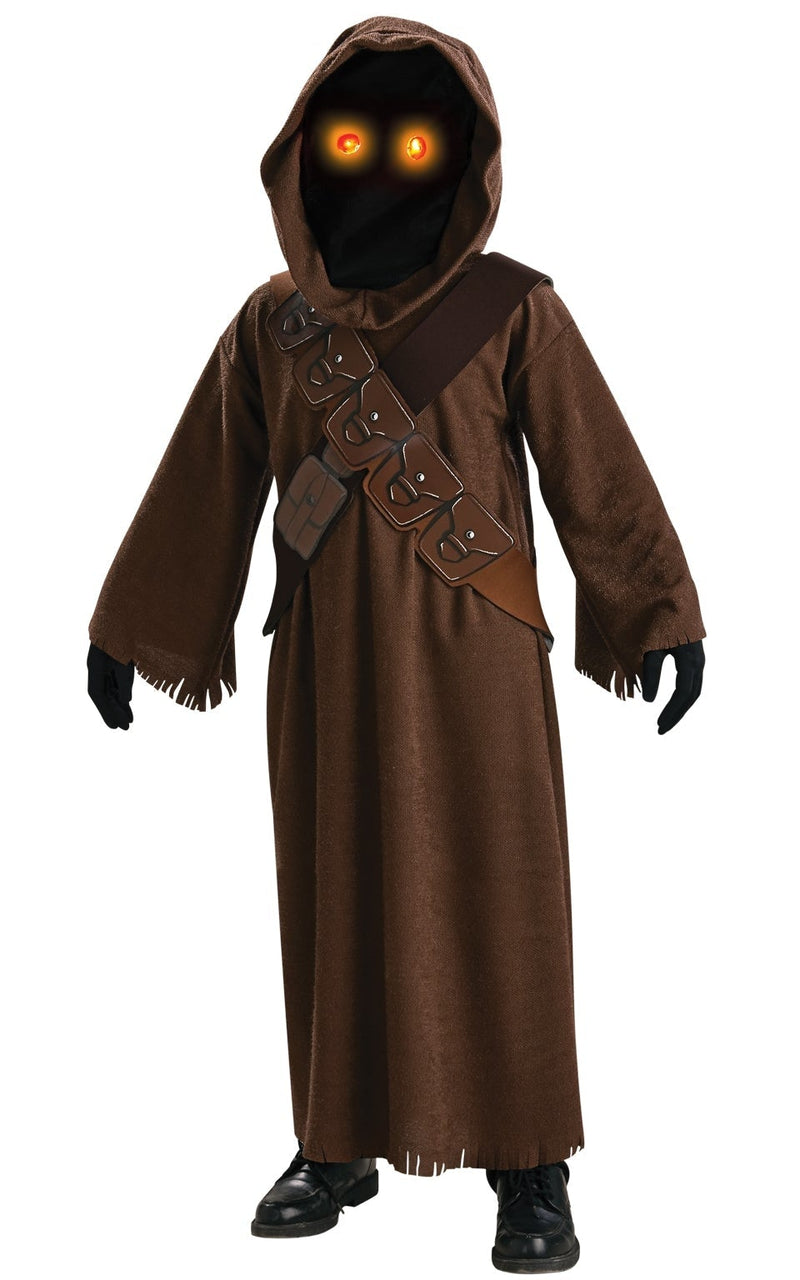 Jawa Kids Costume Light Up Eye Hooded Robe Star Wars_1