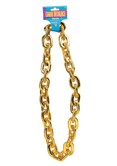 Jumbo Gold Chain Bling Costume Accessory_1