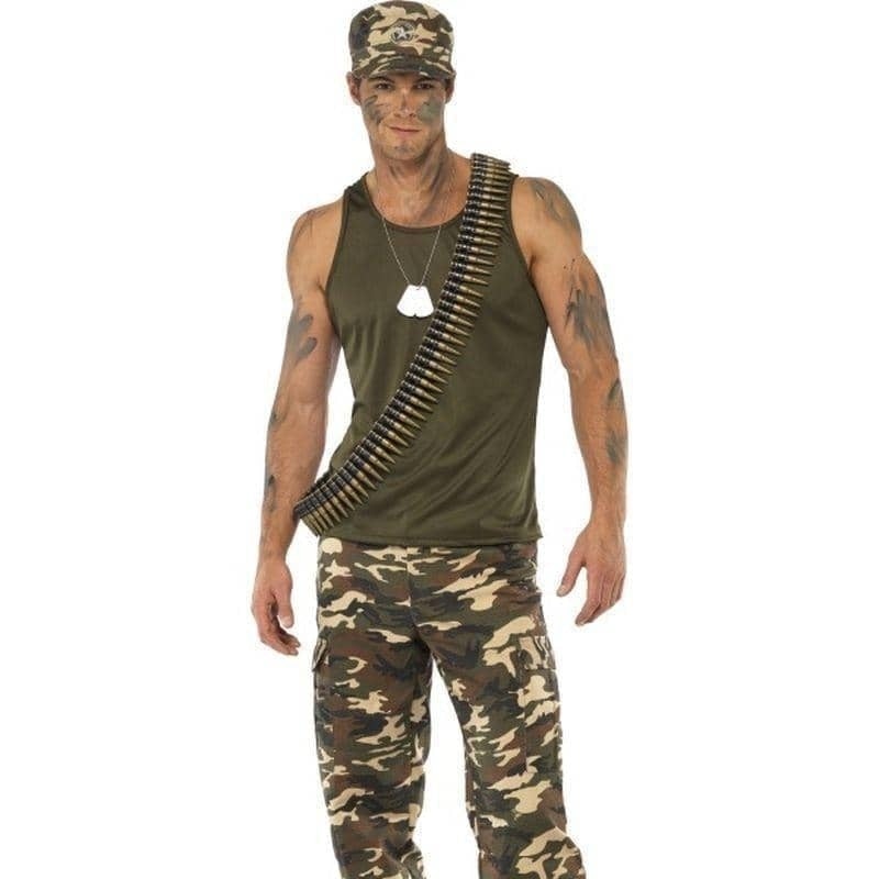 Khaki Camo Deluxe Costume Adult_2