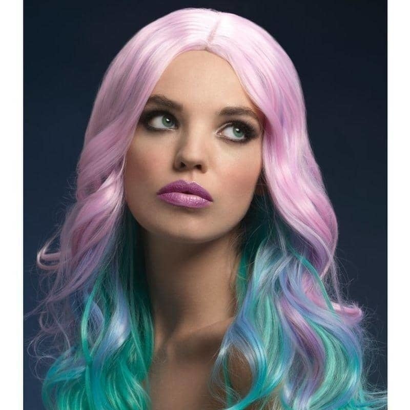 Khloe Wig Adult Pastel Ombre Long 66cm_1