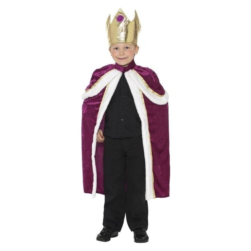 Kiddy King Costume Kids Purple White_4