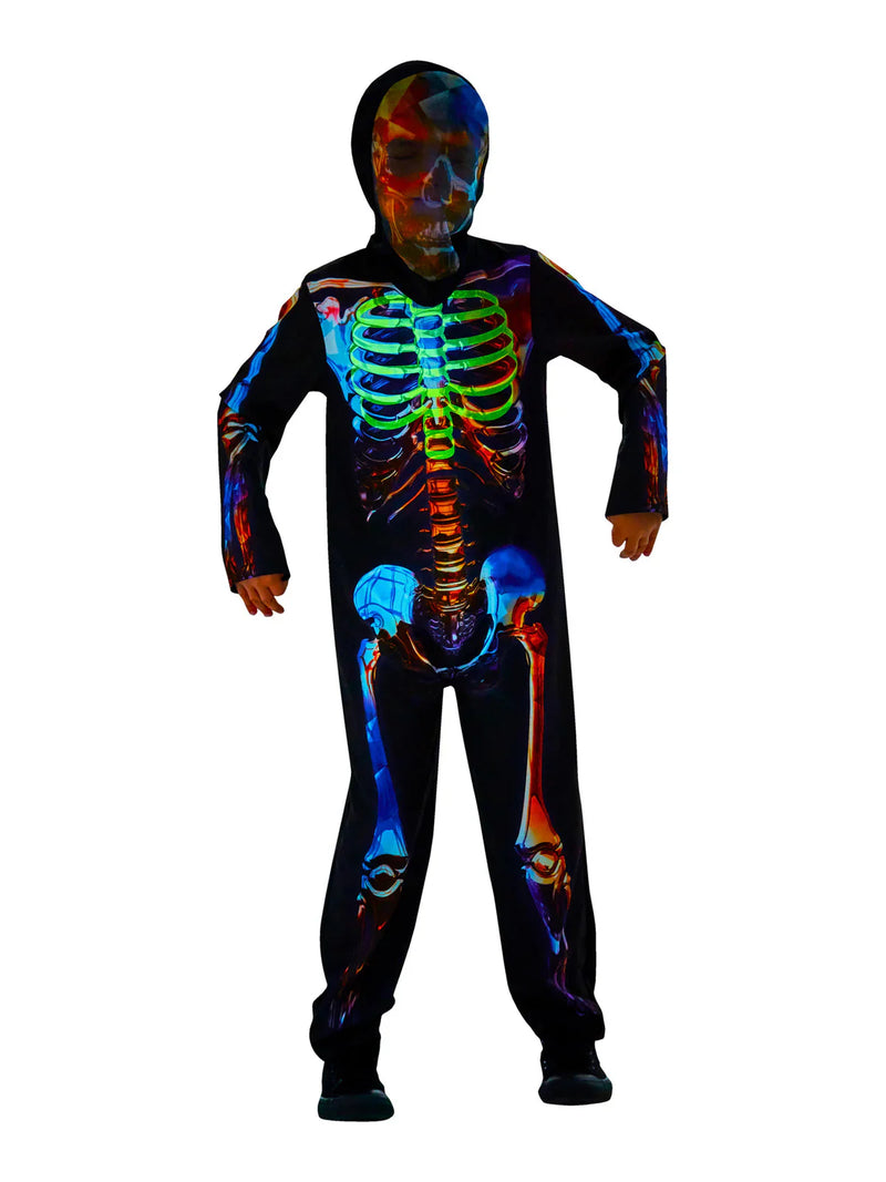 Size Chart Kids Glow in the Dark Skeleton Costume