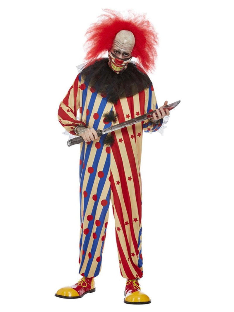 Creepy Clown Mens Circus Costume