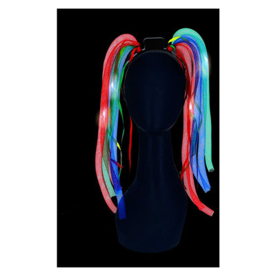 LED Light Up Rainbow Spaghetti Headband Child_1