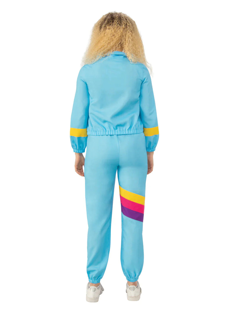 Ladies Blue Shell Suit Costume 1980s Chav_2