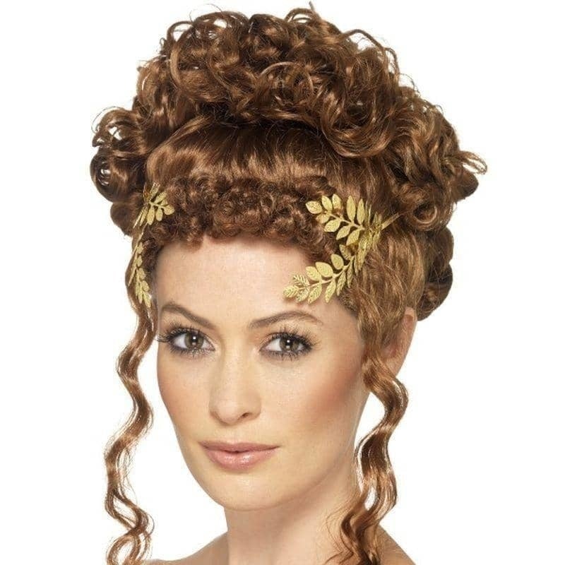 Laurel Leaf Headpiece Adult Gold_1