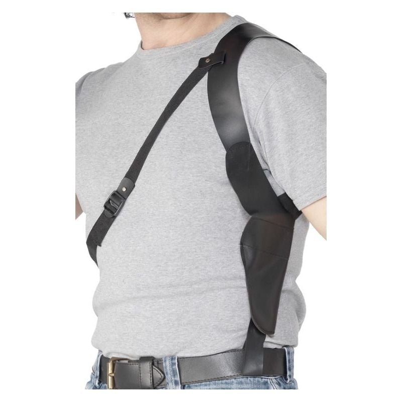 Leather Look Shoulder Holster Black_1