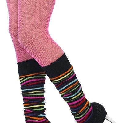 Legwarmers Adult Neon Striped_1