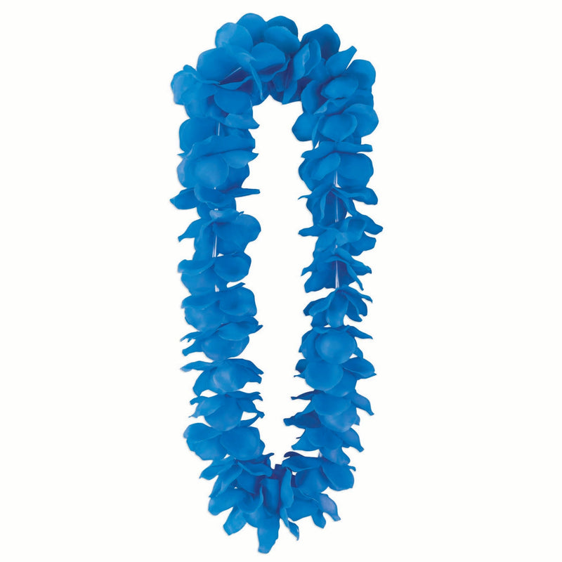 Lei Fluorescent Blue Large Petals_1