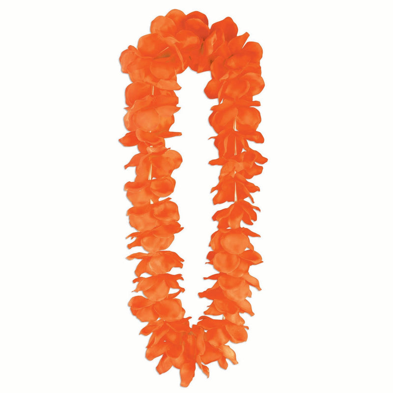 Lei Fluorescent Orange Large Petals_1