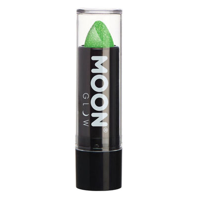 Moon Glow - Neon UV Glitter Lipstick Green 1