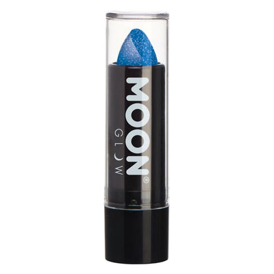 Moon Glow - Neon UV Glitter Lipstick Blue 1