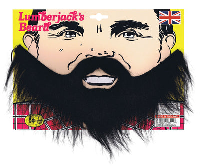 Lumberjack Beard Black Moustaches and Beards Male_1 MB001