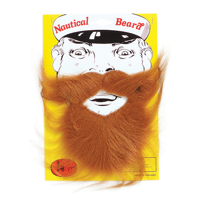 Mens Nautical Beard Brown Moustaches and Beards Male Halloween Costume_1 MB005