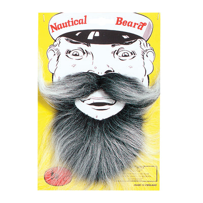 Mens Nautical Beard Grey Moustaches and Beards Male Halloween Costume_1 MB006