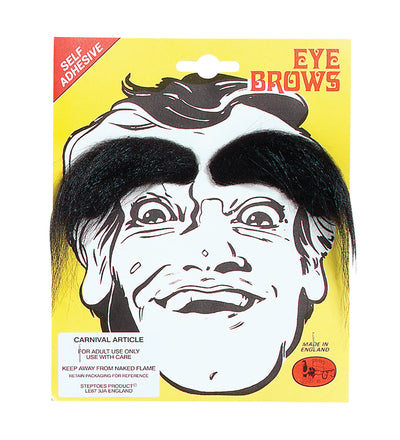 Mens Eyebrows Black Moustaches and Beards Male Halloween Costume_1 MB055