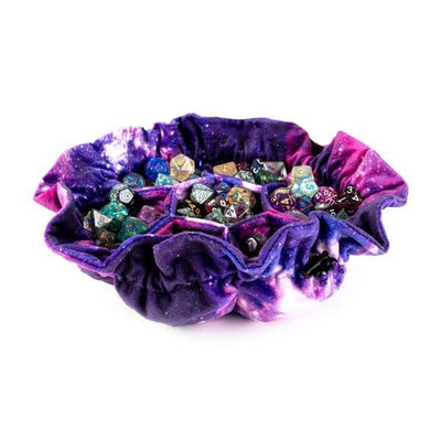 Nebula Velvet Compartment Dice Bag