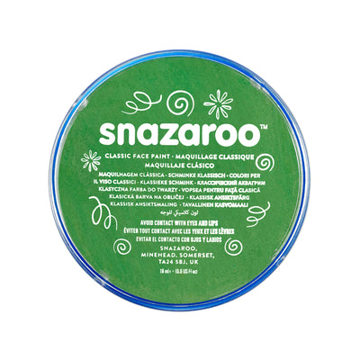 Snazaroo Bright Green18ml Tubs Make Up Unisex 18ml X 5 Pack_1 MU067