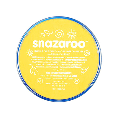 Snazaroo Yellow 18ml Tubs Make Up Unisex X 5 Pack_1 MU068