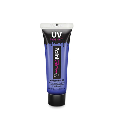 UV Neon Face + Body Paint Blue 10ml Make Up Unisex_1 MU251
