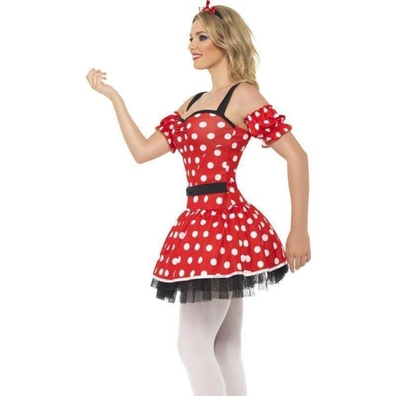 Madame Mouse Costume Adult Red White_3