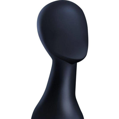 Mannequin Wig Head Matt Adult Black_1