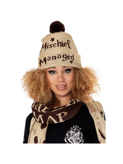 Marauders Map Harry Potter Beanie Adult_1