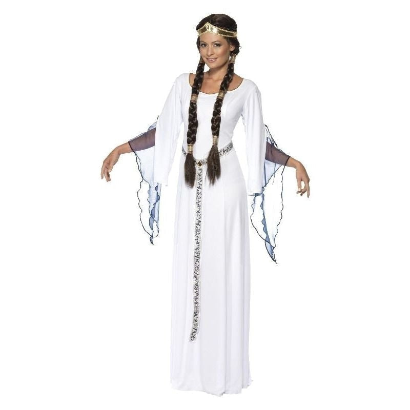 Medieval Maid Costume Adult White_3