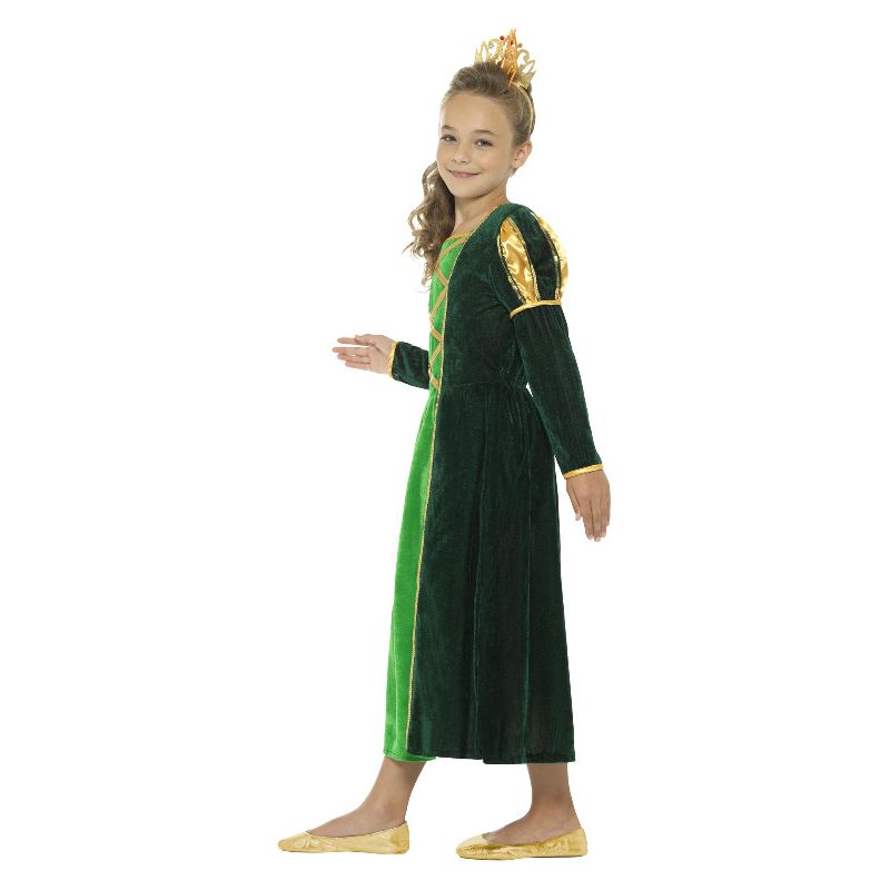 Medieval Princess Costume Green Child_3