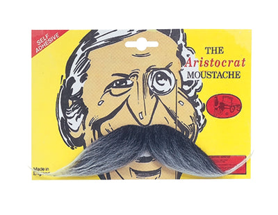 Mens Aristocrat Tash Grey Moustaches and Beards Male Halloween Costume_1