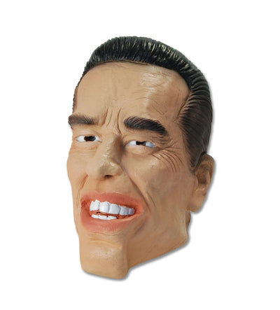 Mens Arnie Rubber Masks Male Halloween Costume_1