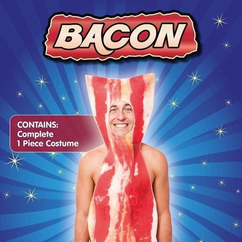 Mens Bacon Adult Costume Male Halloween_2