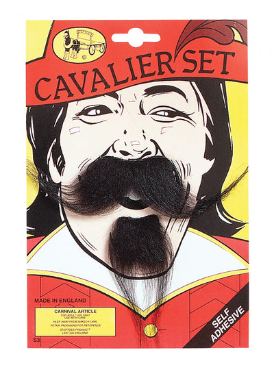 Mens Cavalier Tash Moustaches and Beards Male Halloween Costume_1