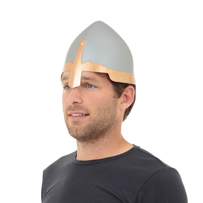 Mens Medieval Soldier Helmet Hats Male Halloween Costume_1