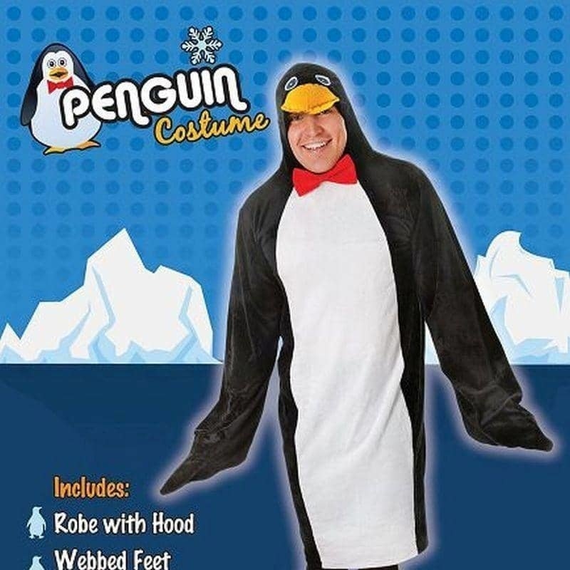 Mens Penguin Adult Costume Male Halloween_2