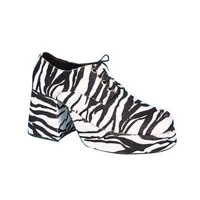 Mens Platform Zebra Small Shoes Costume Accessories Male Halloween_1