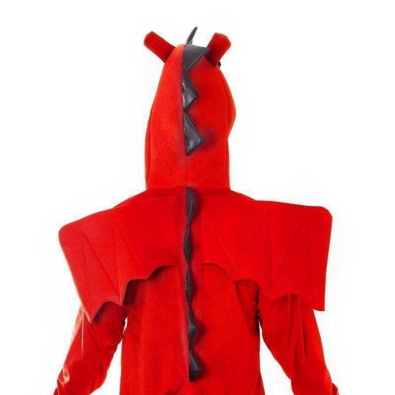 Mens Red Dradon Adult Costume Male Halloween_3