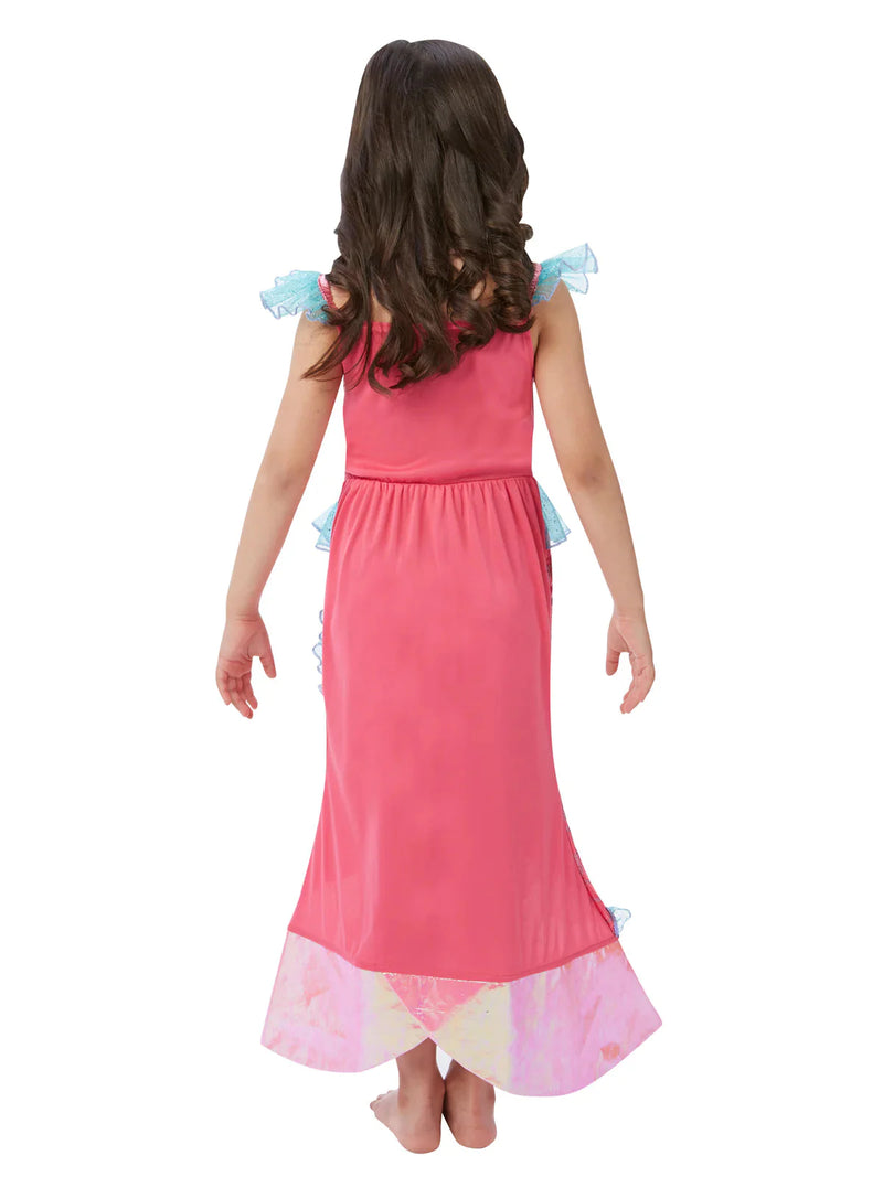 Mermaid Princess Costume Deluxe Girls Pink  Dress_2