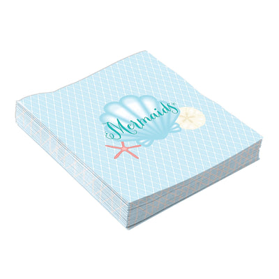 Mermaids Sea Napkins 33cm X 33cm Napkins_1