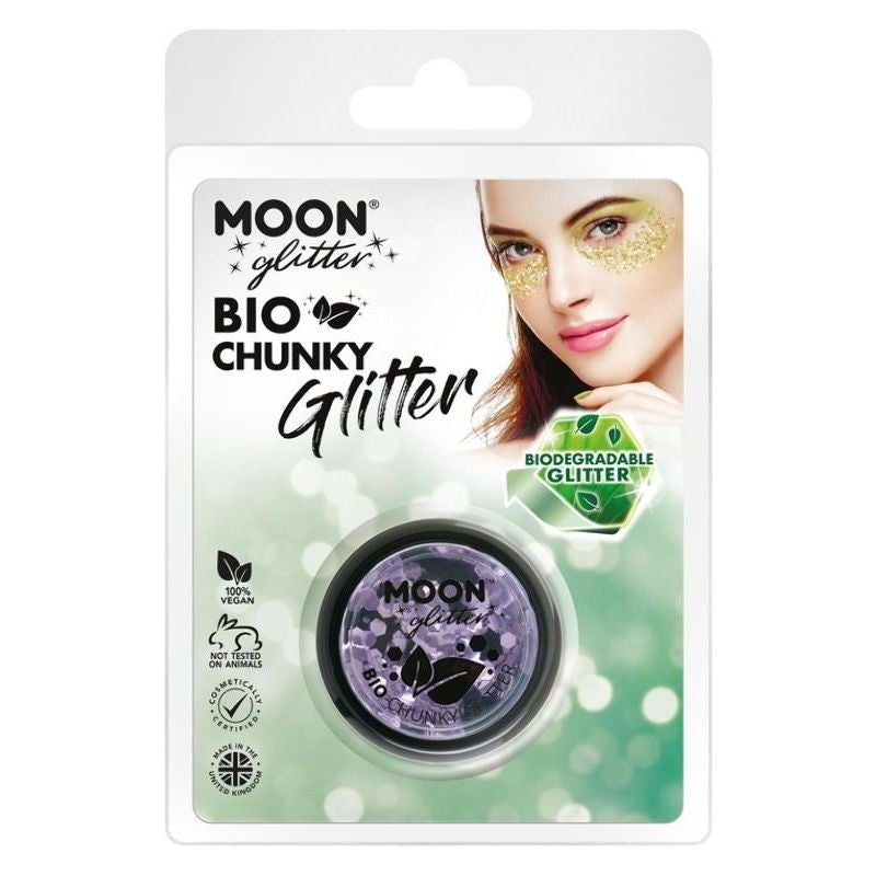 Moon Glitter Bio Chunky Clamshell, 3g Costume Make Up_4