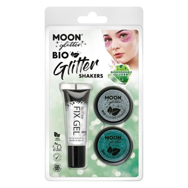 Size Chart Moon Glitter Bio Shakers Clamshell, 5g - Fix Gel Costume Make Up