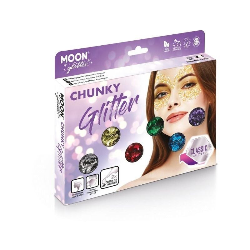 Moon Glitter Classic Chunky Assorted Costume Make Up_1