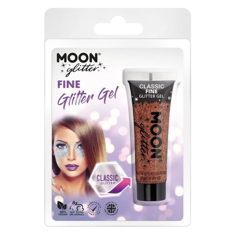 Moon Glitter Classic Fine Gel Clamshell, 12ml Costume Make Up_2