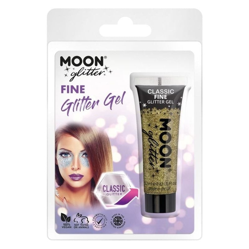 Moon Glitter Classic Fine Gel Clamshell, 12ml Costume Make Up_3