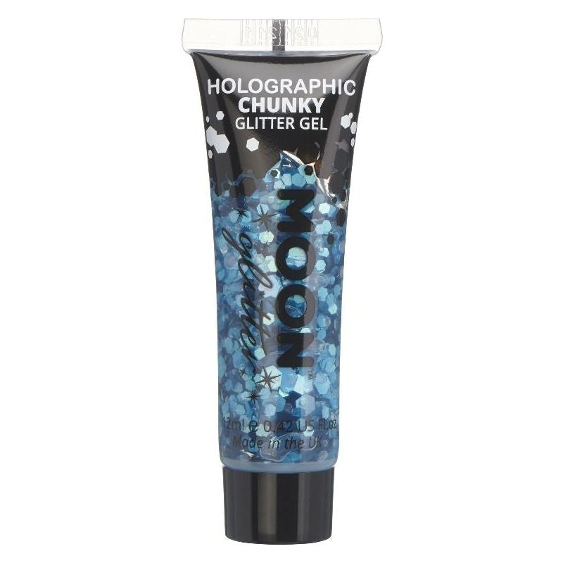 Moon Glitter Holographic Chunky Gel Single, 12ml Costume Make Up_2