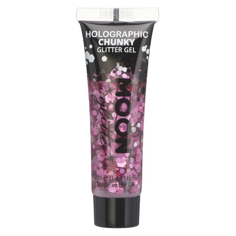 Moon Glitter Holographic Chunky Gel Single, 12ml Costume Make Up_5