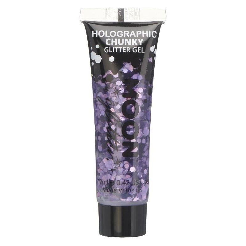 Moon Glitter Holographic Chunky Gel Single, 12ml Costume Make Up_6