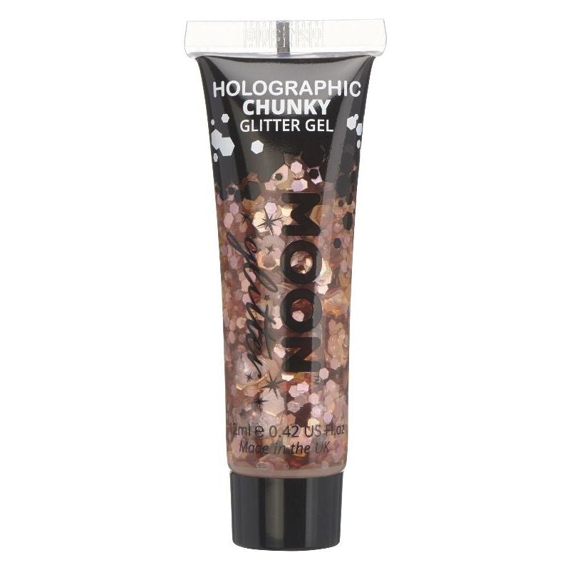 Moon Glitter Holographic Chunky Gel Single, 12ml Costume Make Up_7