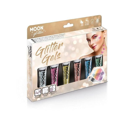 Moon Glitter Holographic Fine Gel Assorted Boxset Costume Make Up_1