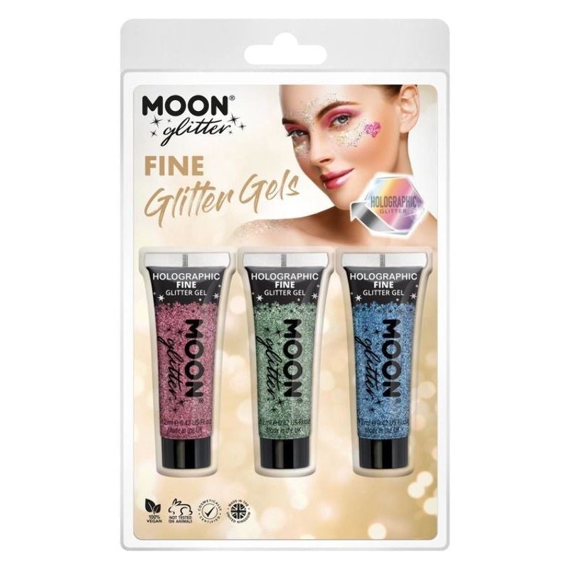 Moon Glitter Holographic Fine Gel G30617 Costume Make Up_1